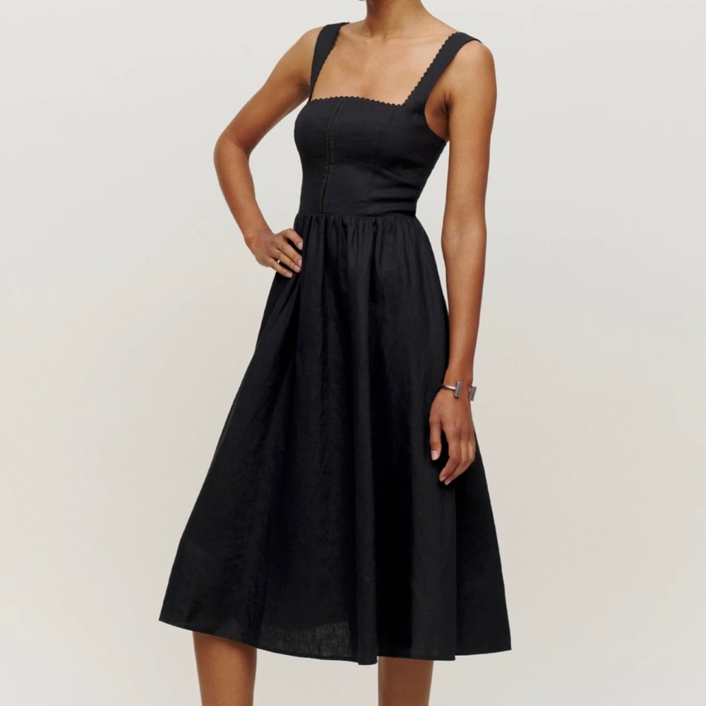 Reformation Tagliatelle Linen Dress